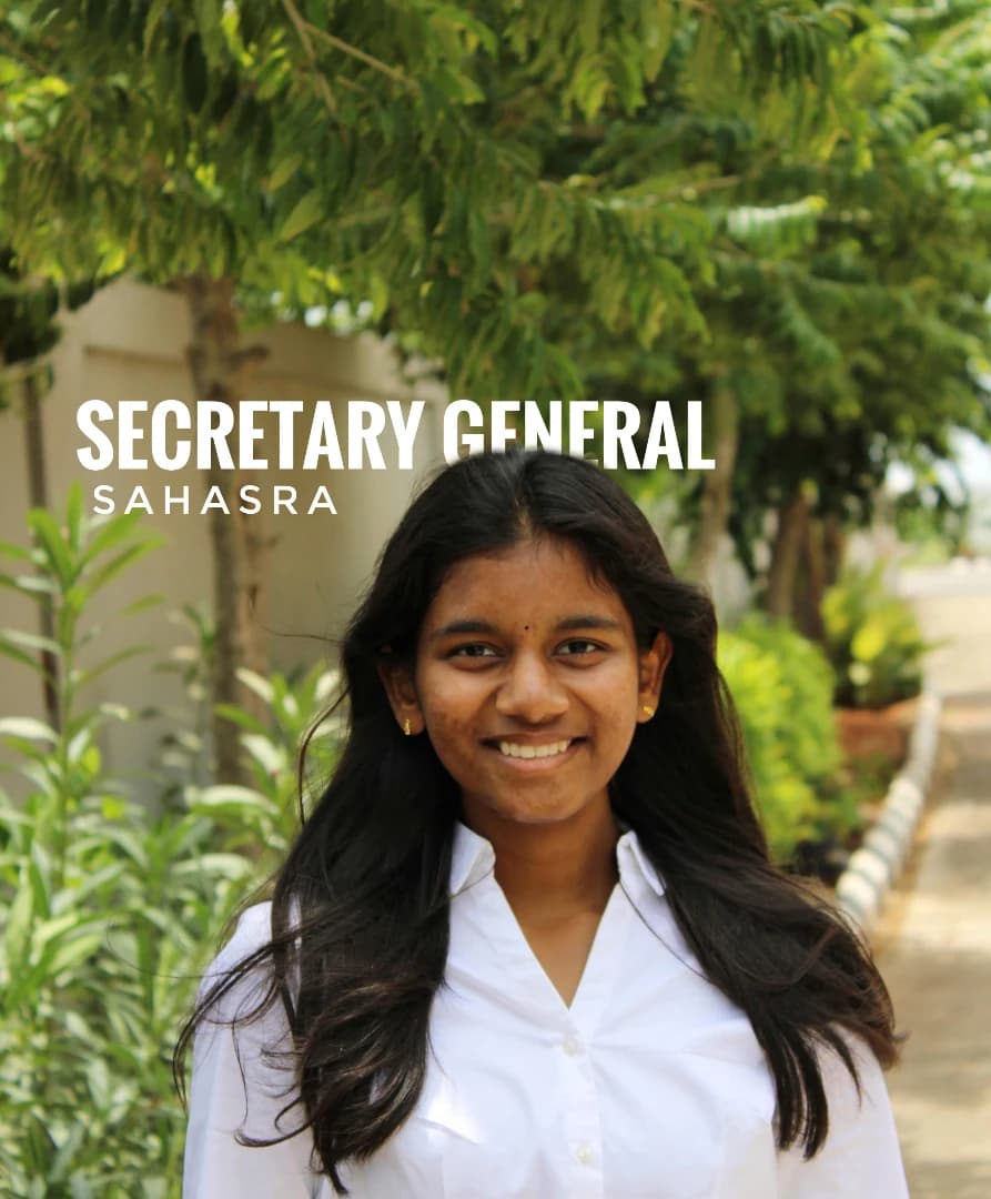 Secretary General Sahasra Nallamothu